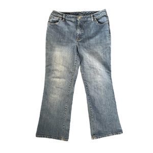Lands End Straight Leg Jeans, Size 10, Pre-owned